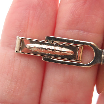 AVEDON 925 Sterling Silver Rose Gold Plated Vintage Round Cufflinks