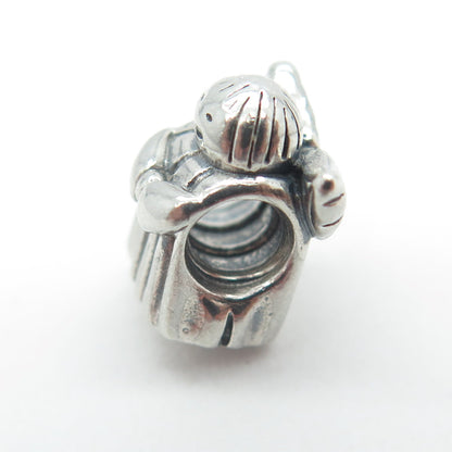 PANDORA 925 Sterling Silver Christmas Angel Bead Charm