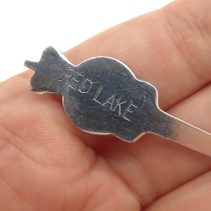 BREADNER CO. 925 Sterling Antique Enamel Canada From Sea To Sea Coffee Spoon