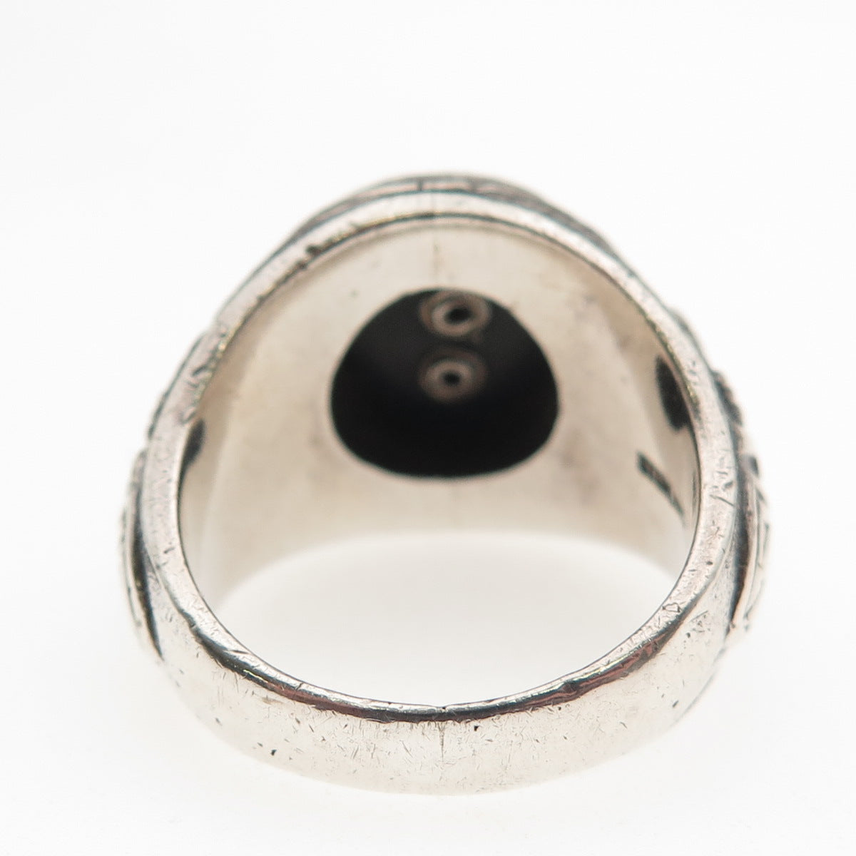 925 Sterling Silver Vintage 1975 McCallie School Engraved Ring Size 8