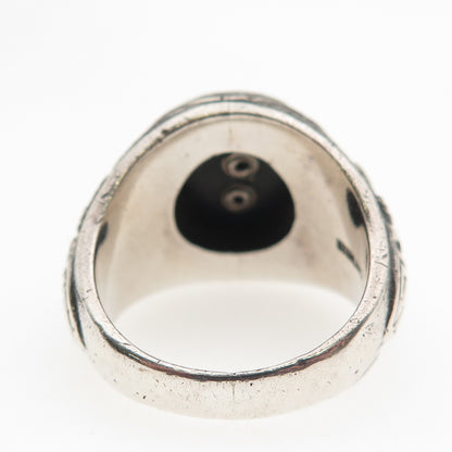 925 Sterling Silver Vintage 1975 McCallie School Engraved Ring Size 8