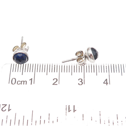 Pandora Sterling Silver Lab-Created Sapphire September Birthstone Stud Earrings