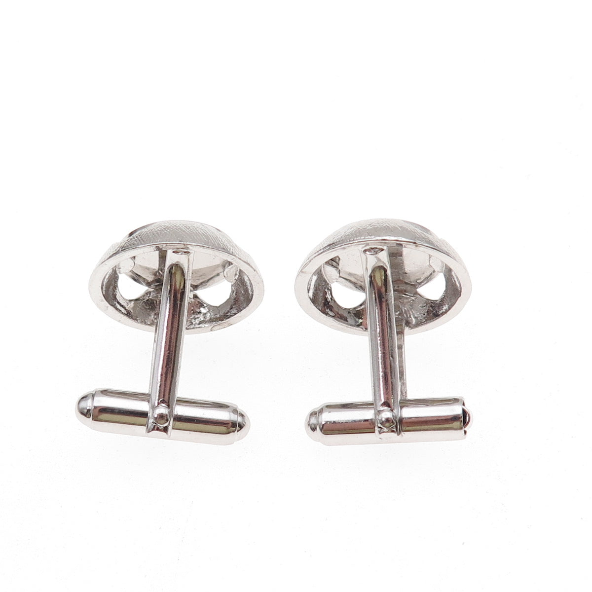 Anson 925 Sterling Silver Vintage Real Diamond Starburst Cufflinks