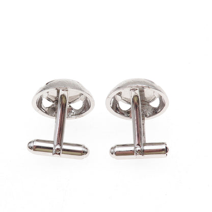 Anson 925 Sterling Silver Vintage Real Diamond Starburst Cufflinks