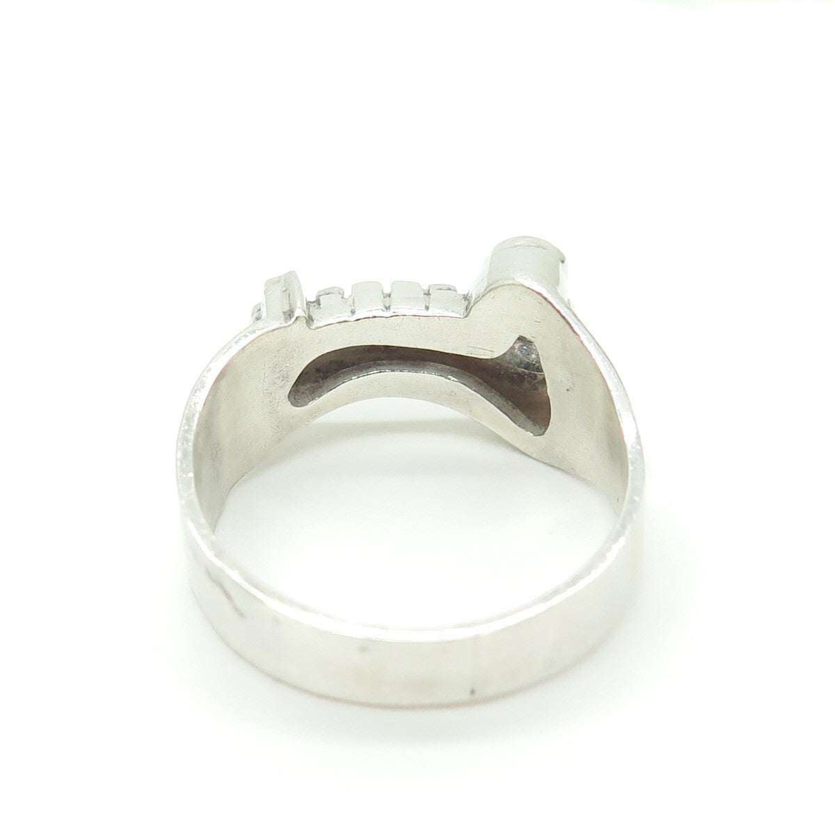 925 Sterling Silver Vintage "Samanta" Name Ring Size 8.25