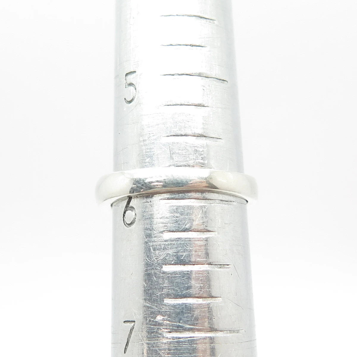 925 Sterling Silver Vintage Fence Ring Size 6