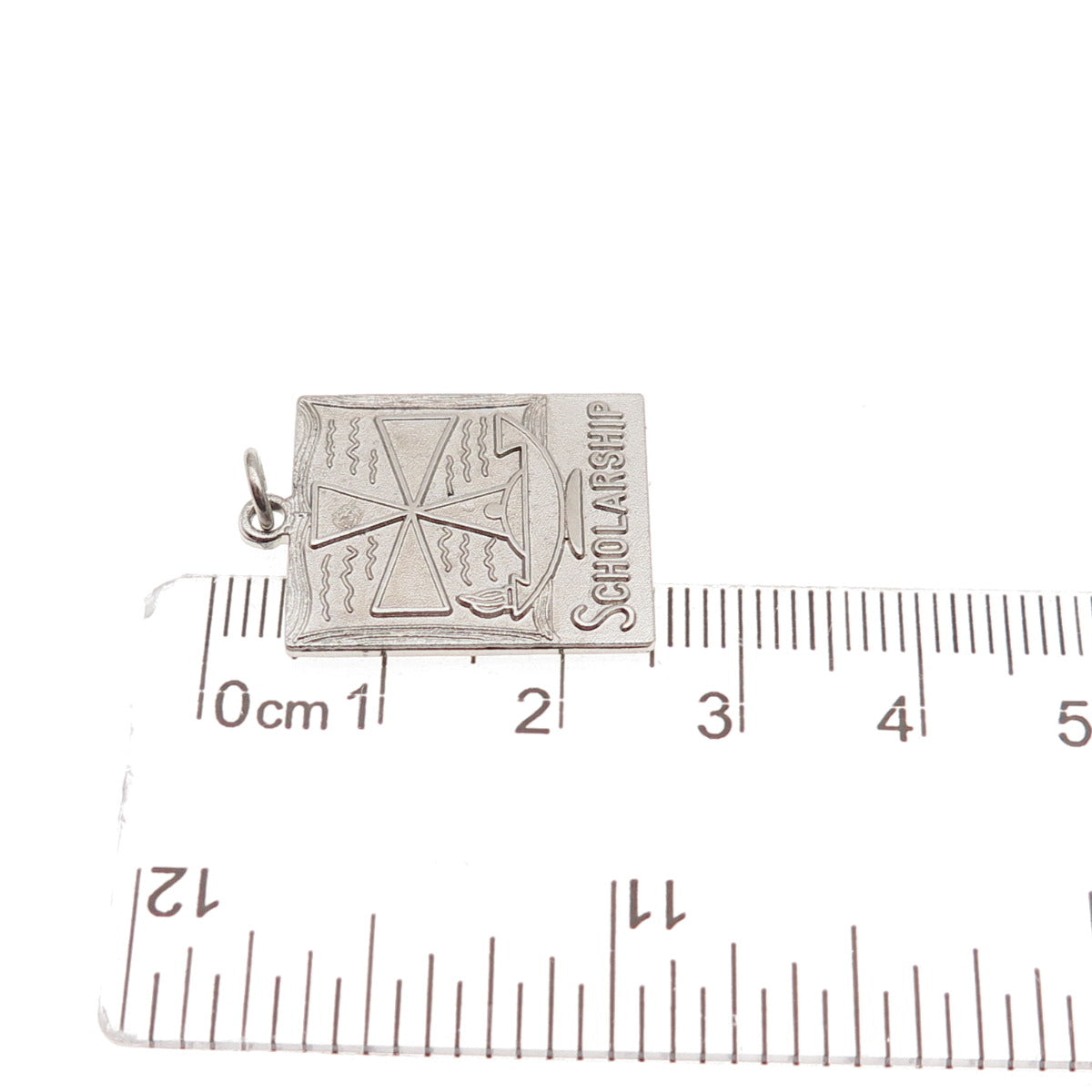 Antaya 925 Sterling Silver Vintage Scholarship Mini Charm Pendant