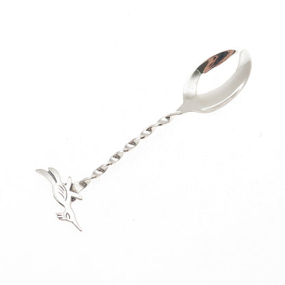 Bell Trading Post Old Pawn 925 Sterling Silver Vintage Roadrunner Coffee Spoon