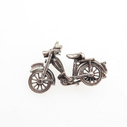 Payton Pepper & Sons 925 Sterling Vintage 1971 Birmingham Bicycle Charm Pendant