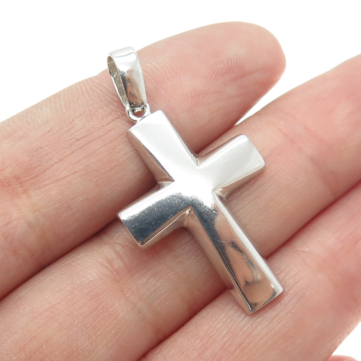 925 Sterling Silver Vintage Cross Pendant