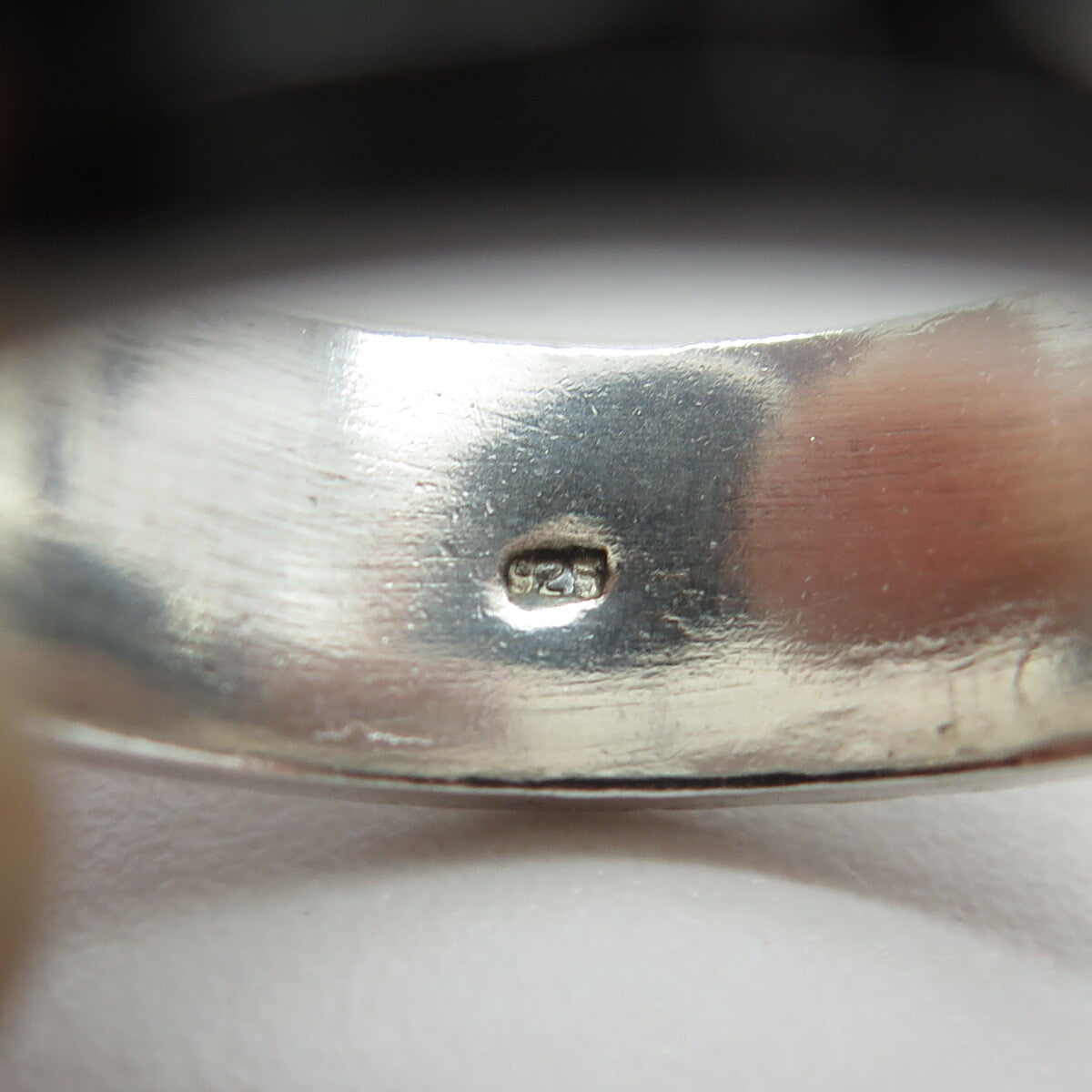925 Sterling Silver Vintage Greek Maze Band Ring Size 8