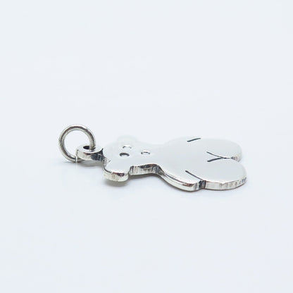 950 Silver Vintage Bear Pendant
