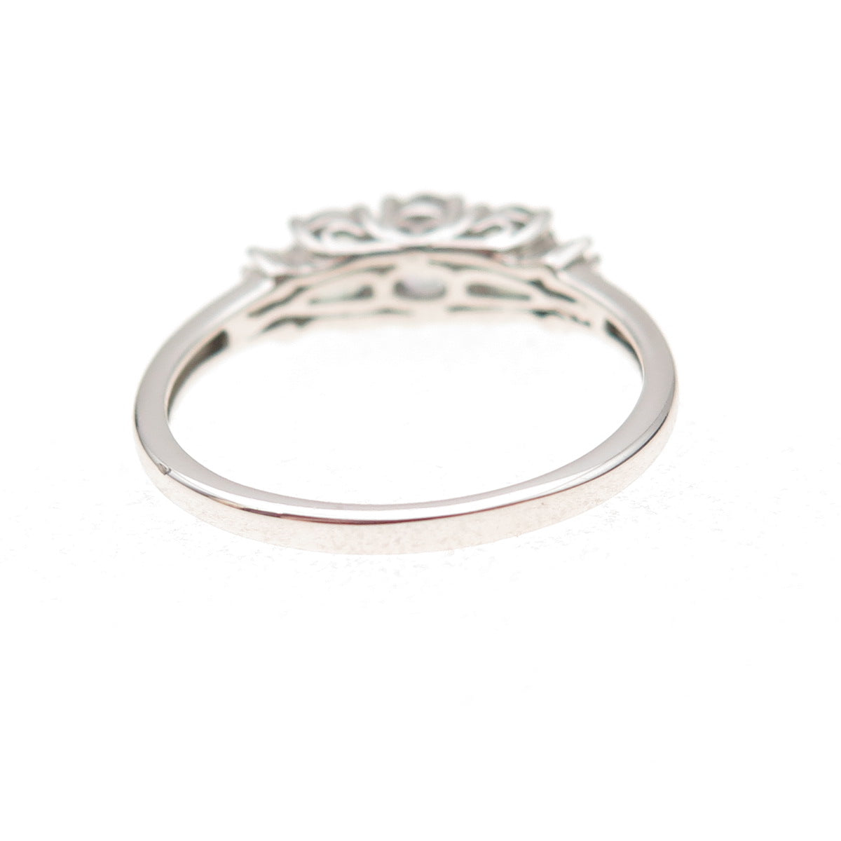 Chuck Clemency 925 Sterling Silver Real Diamond & Iolite Ring Size 8