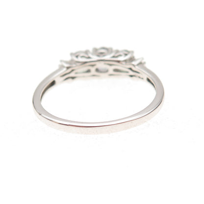 Chuck Clemency 925 Sterling Silver Real Diamond & Iolite Ring Size 8