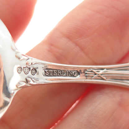 WATSON 925 Sterling Silver Antique Art Deco Wyoming States & Cities Coffee Spoon