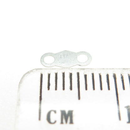 925 Sterling Silver Old Stock Vintage SET of 550 Chain Clasp Tags