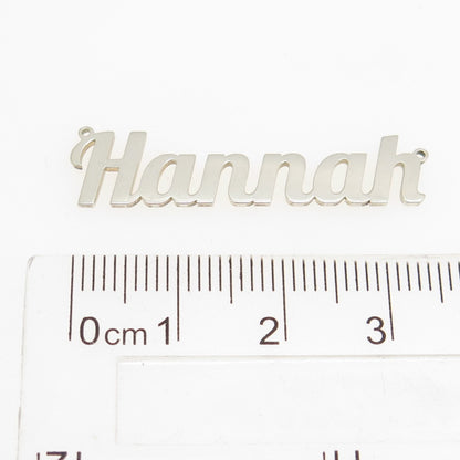 925 Sterling Silver "Hannah" Personalized Centerpiece Pendant