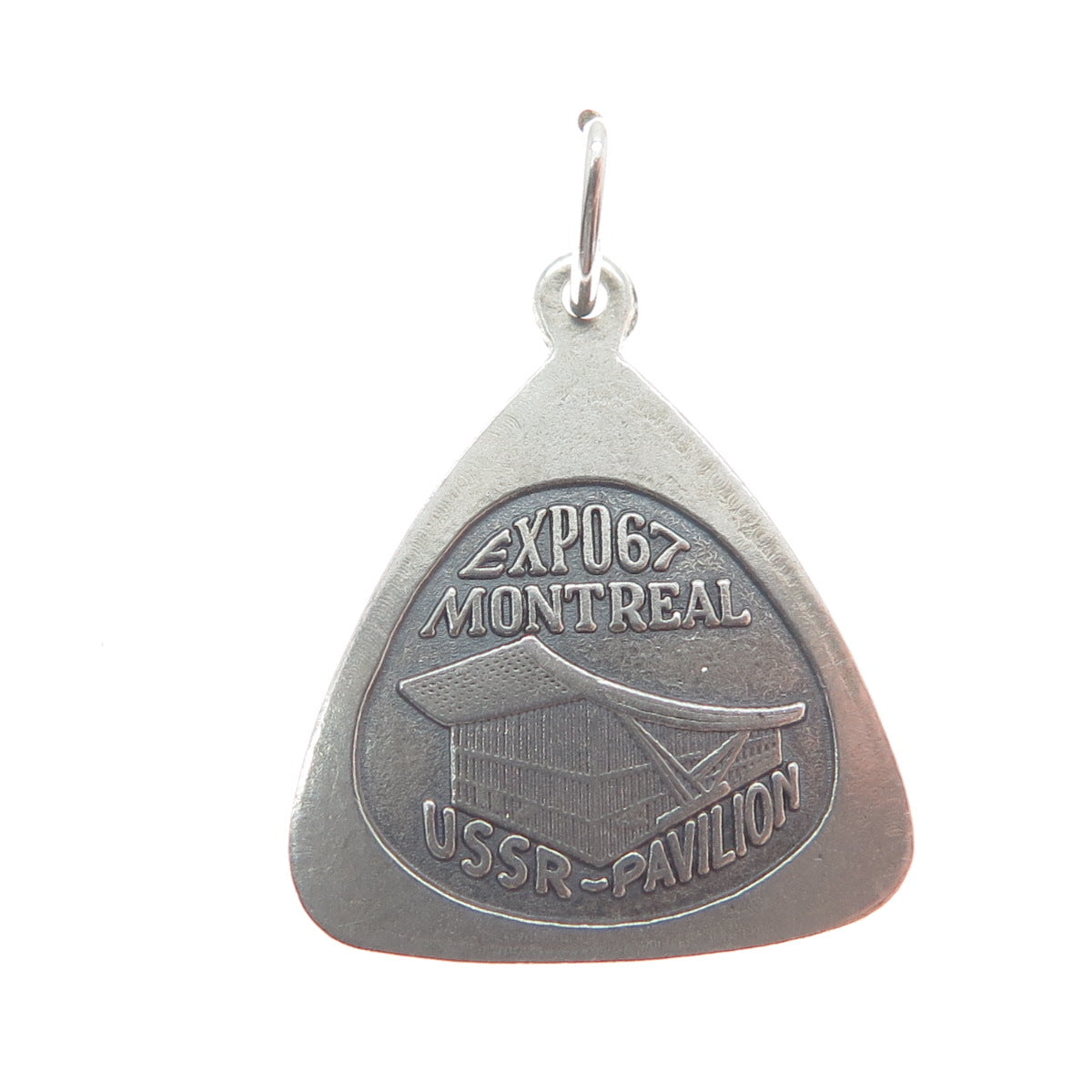 925 Sterling Silver Vintage ISJC Expo 1967 Montreal Charm Pendant
