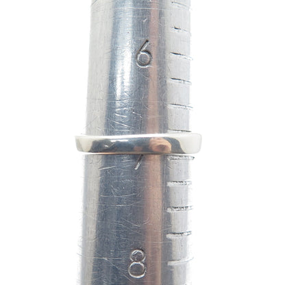 925 Sterling Silver Real Round-Cut Diamond Heart Ring Size 7