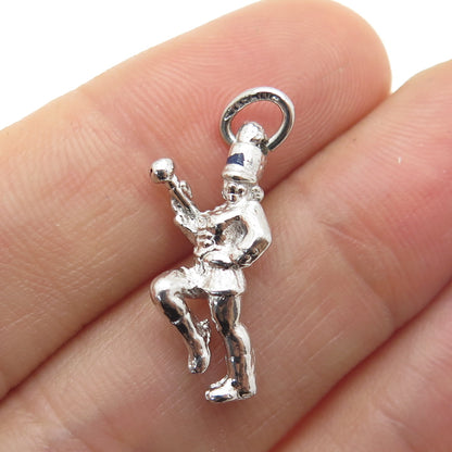 925 Sterling Silver Antique Grand Marshall Parade Minimalist Charm Pendant