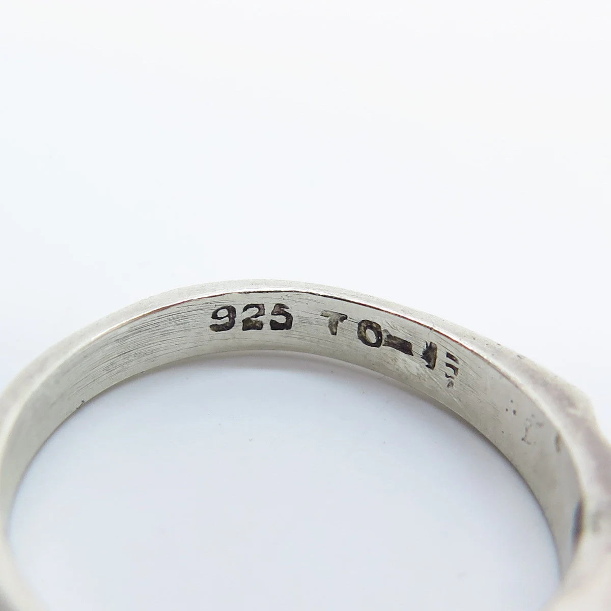 925 Sterling Silver Vintage Mexico Braided Ring Size 6