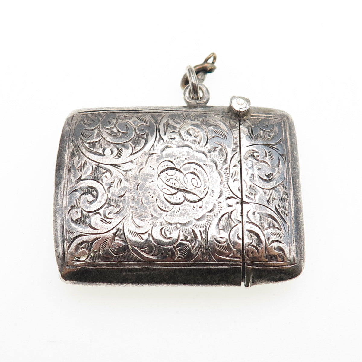Constantine & Floyd 925 Sterling Antique 1912 Birmingham Match Safe / Vesta Case