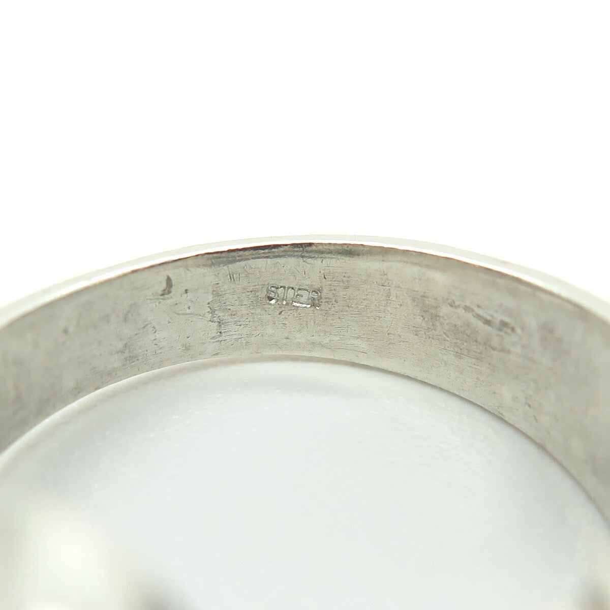 925 Sterling Silver Vintage "Samanta" Name Ring Size 8.25