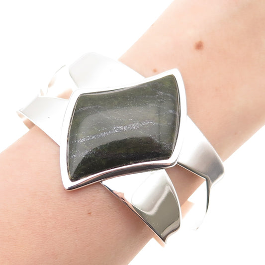 Jay King Desert Rose 925 Sterling Vintage Rhyolite Adjustable Bracelet 7.25"
