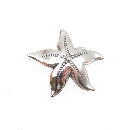 JCM Jacmel Mauritius 925 Sterling Silver Vintage Starfish Slide Charm Pendant