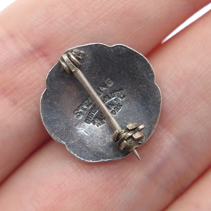 DIEGES & CLUST 925 Sterling Silver Vintage NY Enamel Collegiate School Brooch