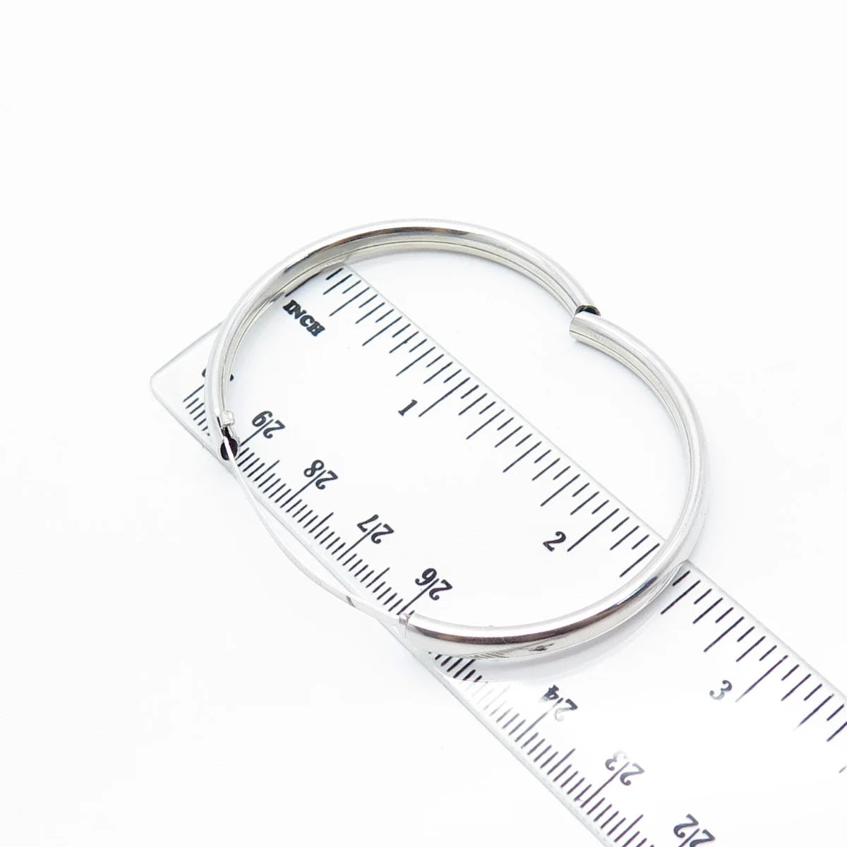 925 Sterling Silver Vintage Marathon Etched Floral Napkin Ring