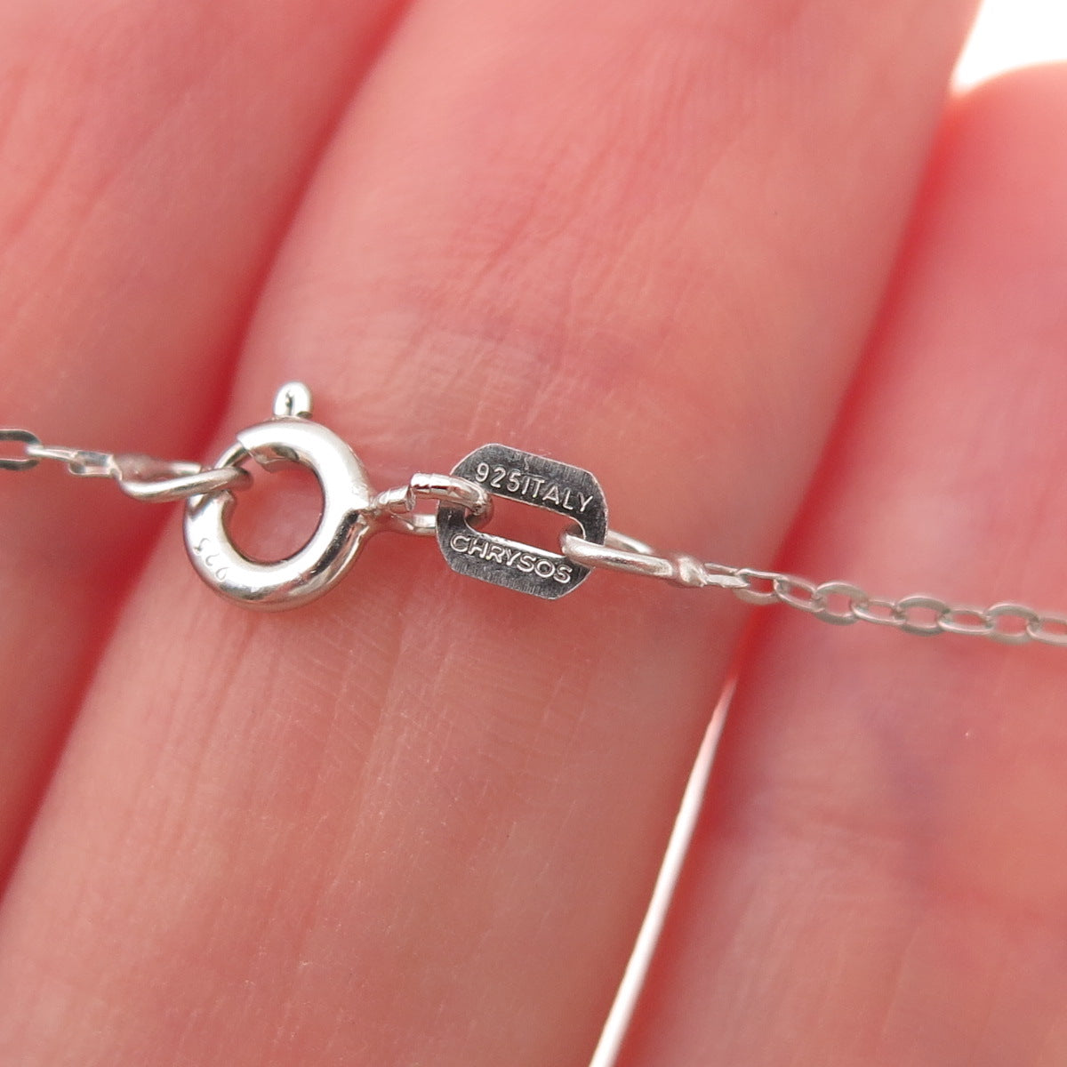 Chuck Clemency 925 Sterling Silver Real Tanzanite Cable Chain Necklace 20"