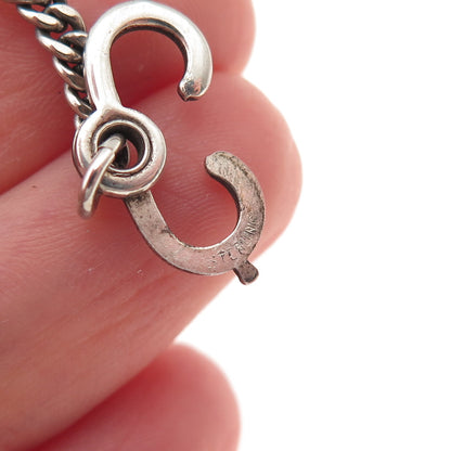 Tiffany & Co. 925 Sterling Silver Vintage Chatelaine Flashlight Fob w/ Chain