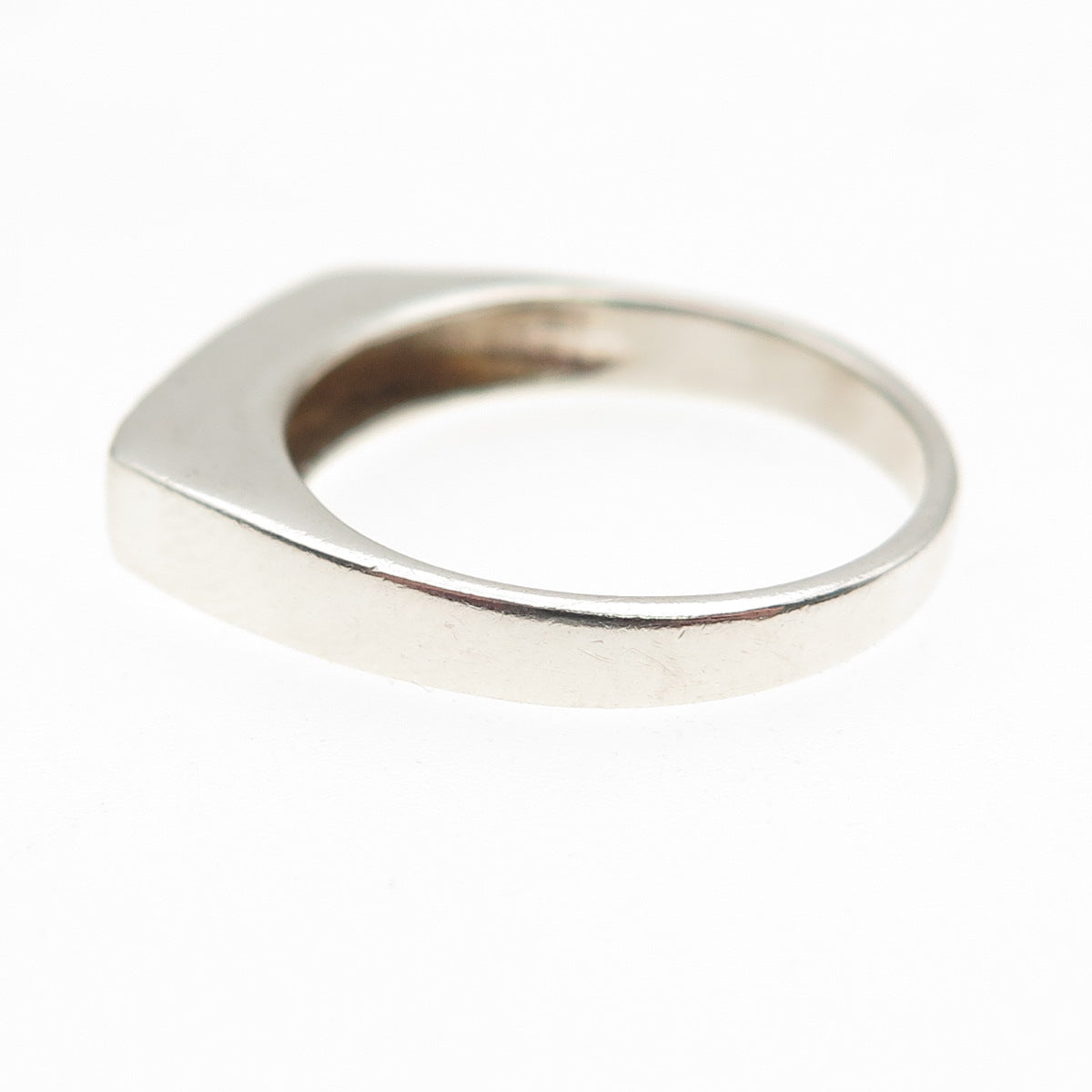925 Sterling Silver Vintage Faith Bar Ring Size 7