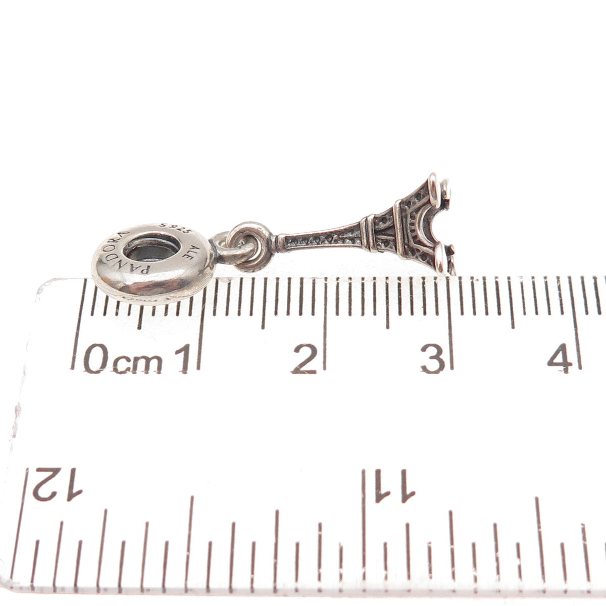 Pandora 925 Sterling Silver Paris Eiffel Tower Dangle Charm