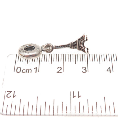 Pandora 925 Sterling Silver Paris Eiffel Tower Dangle Charm