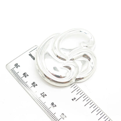 925 Sterling Silver Vintage Mexico Modernist Pin Brooch