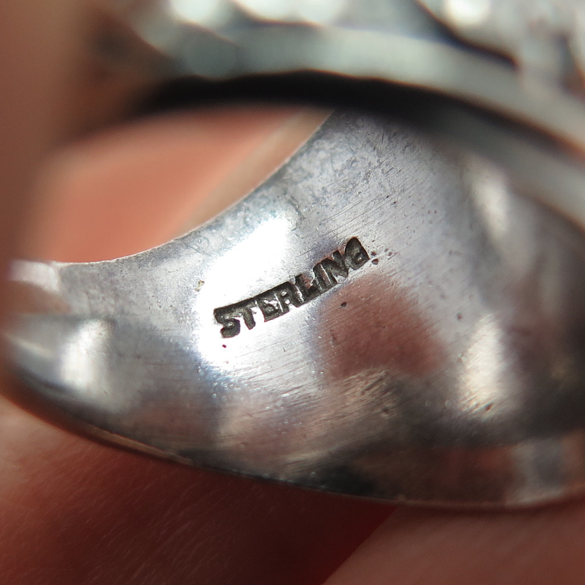 925 Sterling Vintage 1972 Lab-Created Sapphire St. Patrick School Ring Size 6
