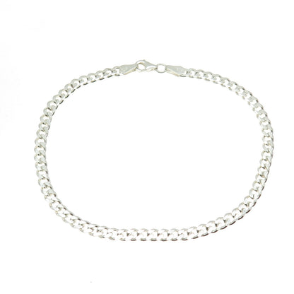 925 Sterling Silver Curb Link Bracelet 8.25"