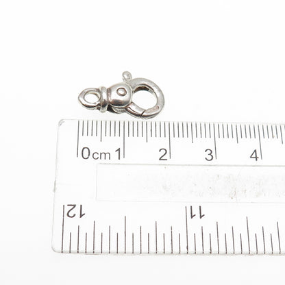 925 Sterling Silver Vintage Italy Bracelet / Necklace Lobster Lock Clasp