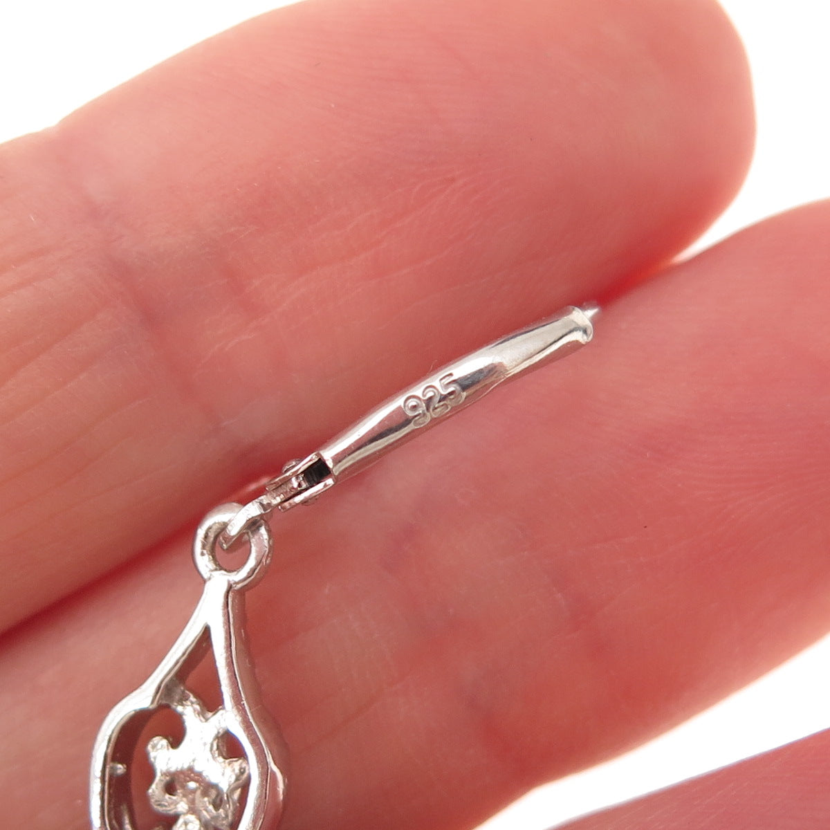 Chuck Clemency 925 Sterling Silver Real Tanzanite Dangle Earrings