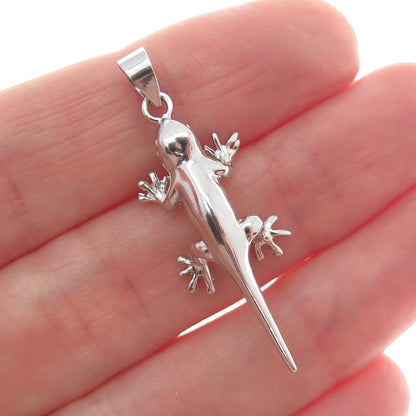 RII by Atmo Nageena 925 Sterling Silver Vintage Lizard Minimalist Charm Pendant