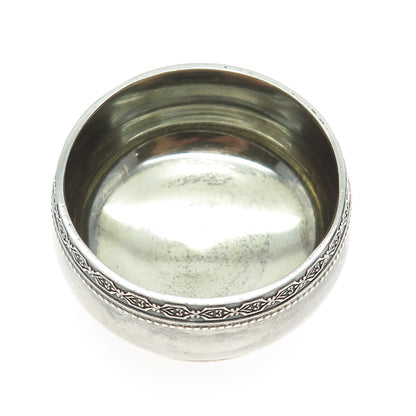Tallinn Jewelry Factory 875 Silver Vintage 1955 Oxidized Saltcellar