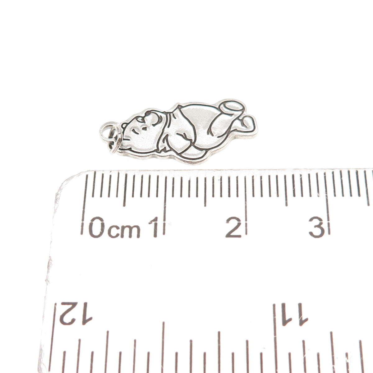 Disney & Van Dell 925 Sterling Silver Vintage Winnie the Pooh Charm Pendant