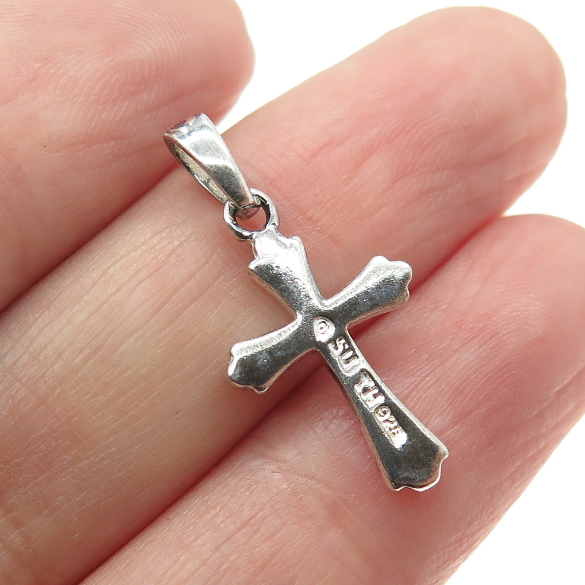 925 Sterling Silver Vintage Cross Pendant