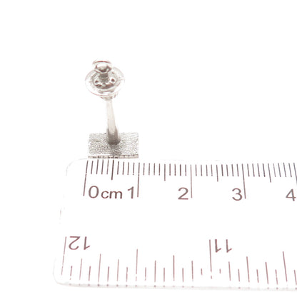 REMBRANDT RJL 925 Sterling Silver Vintage Calgary Tower 3D Mini Charm Pendant