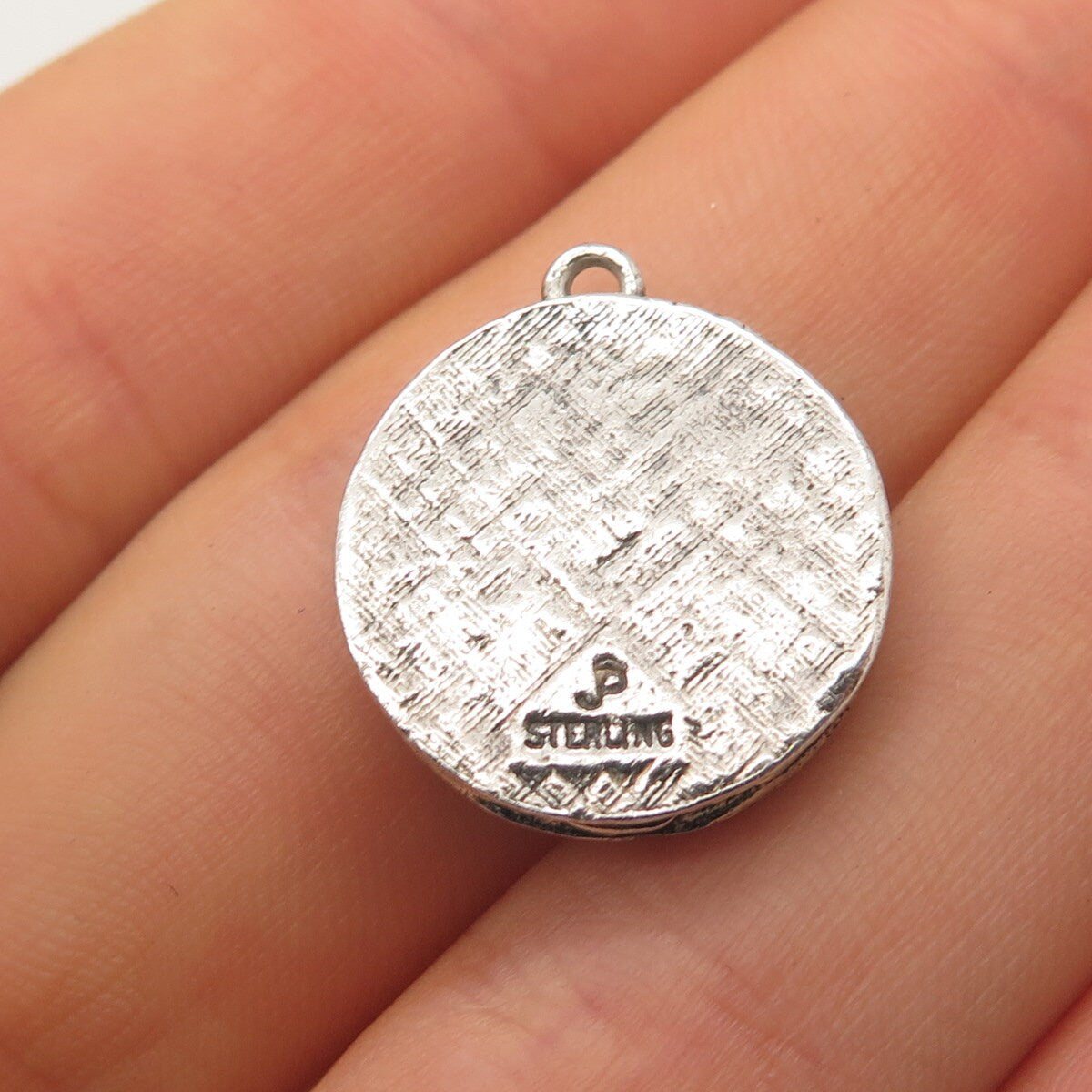 925 Sterling Silver Vintage Pacific Jewelry Roulette Good Luck Charm Pendant
