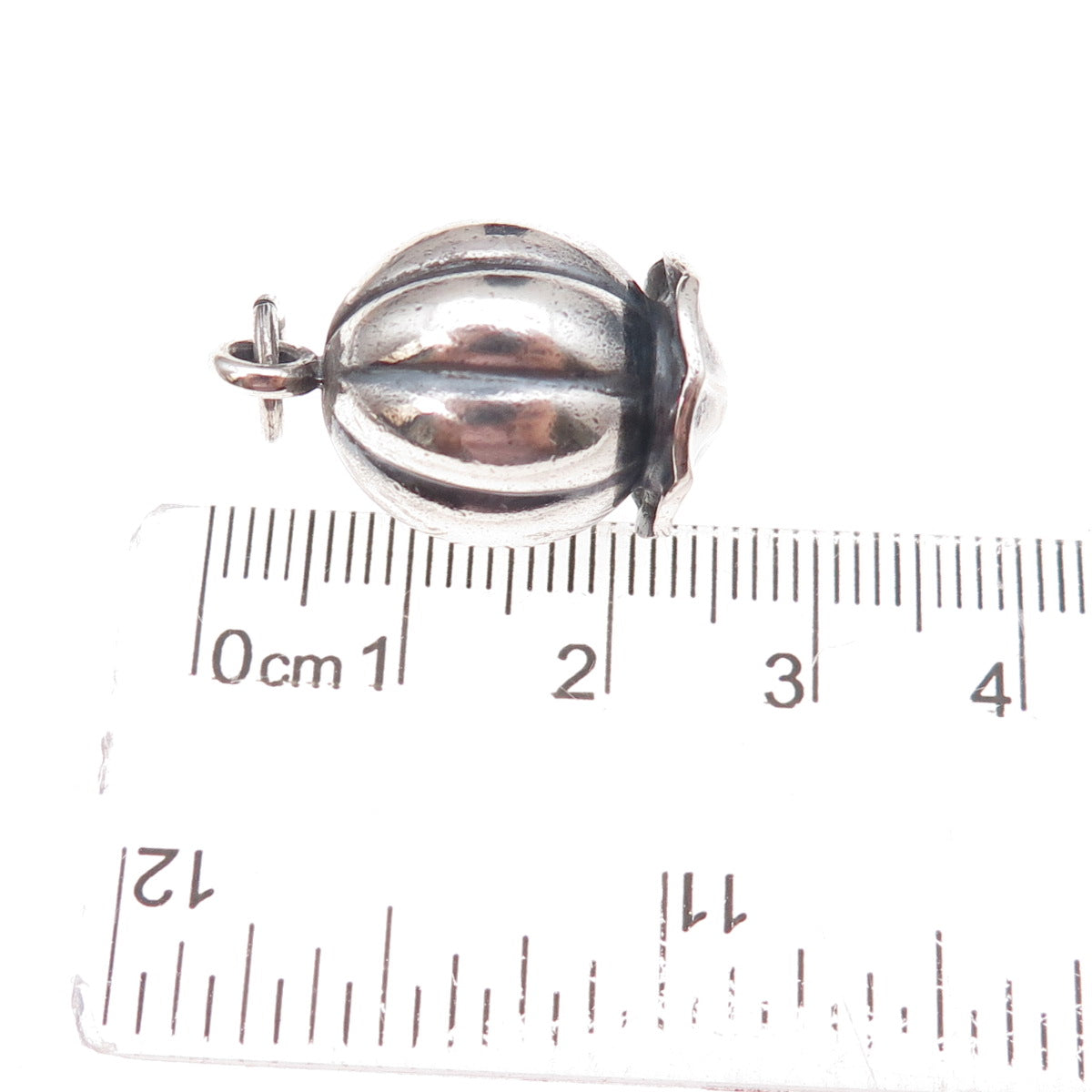 Georg Jensen 925 Sterling Silver Vintage Denmark Air Balloon 3D Charm Pendant