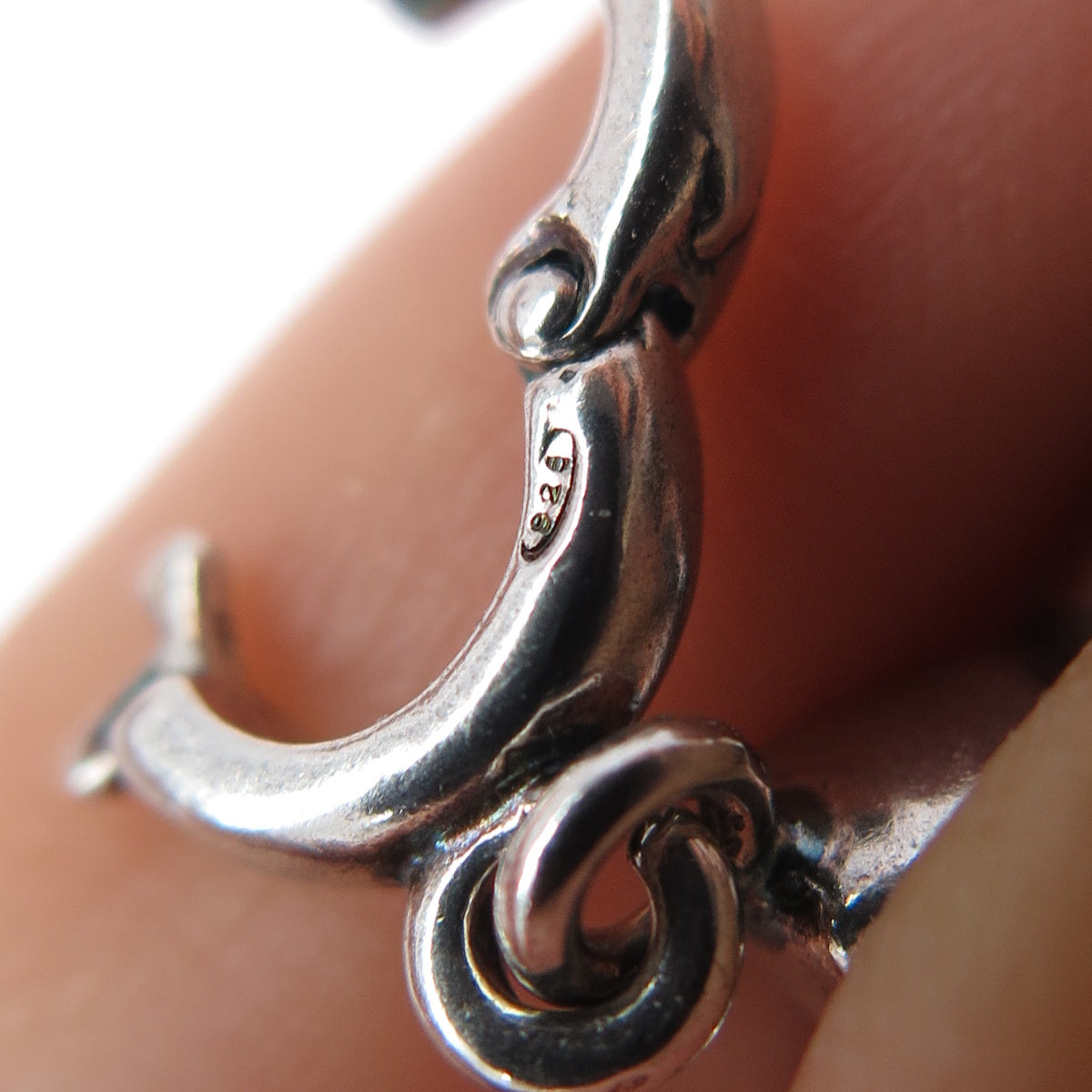 925 Sterling Silver Vintage Star Charm Pendant