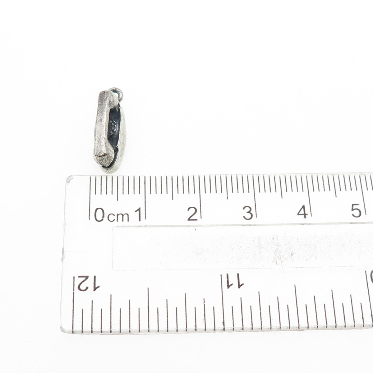BALFOUR Sterling Vintage Princess Attendance Rotary Phone Oxidized Mini Pendant